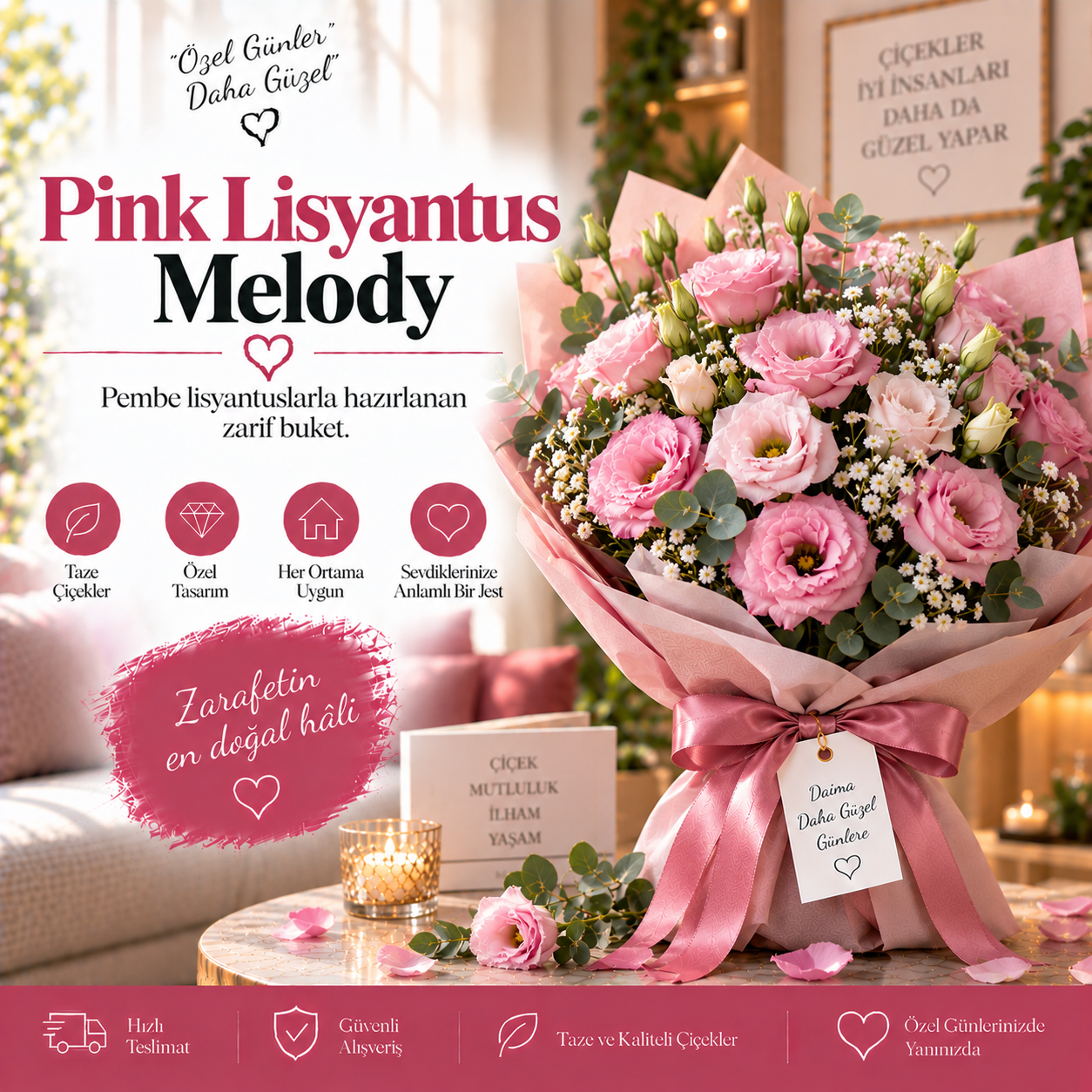 Pink Lisyantus Melody