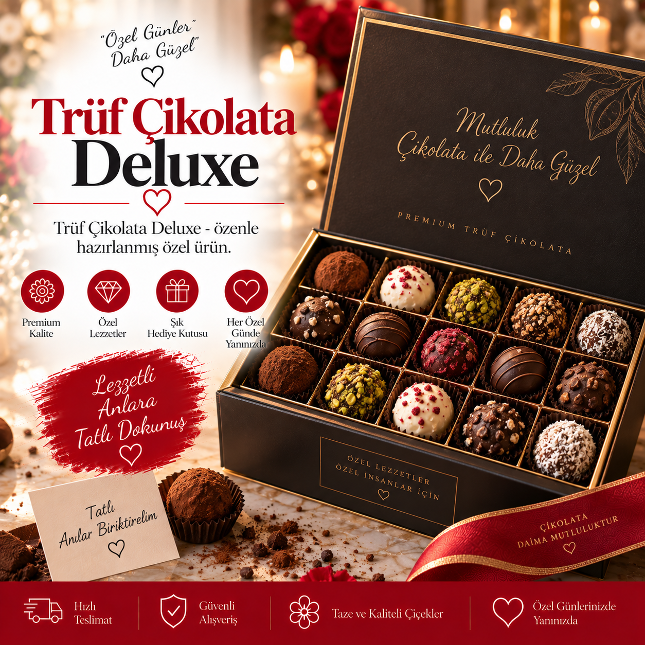 Trüf Çikolata Deluxe