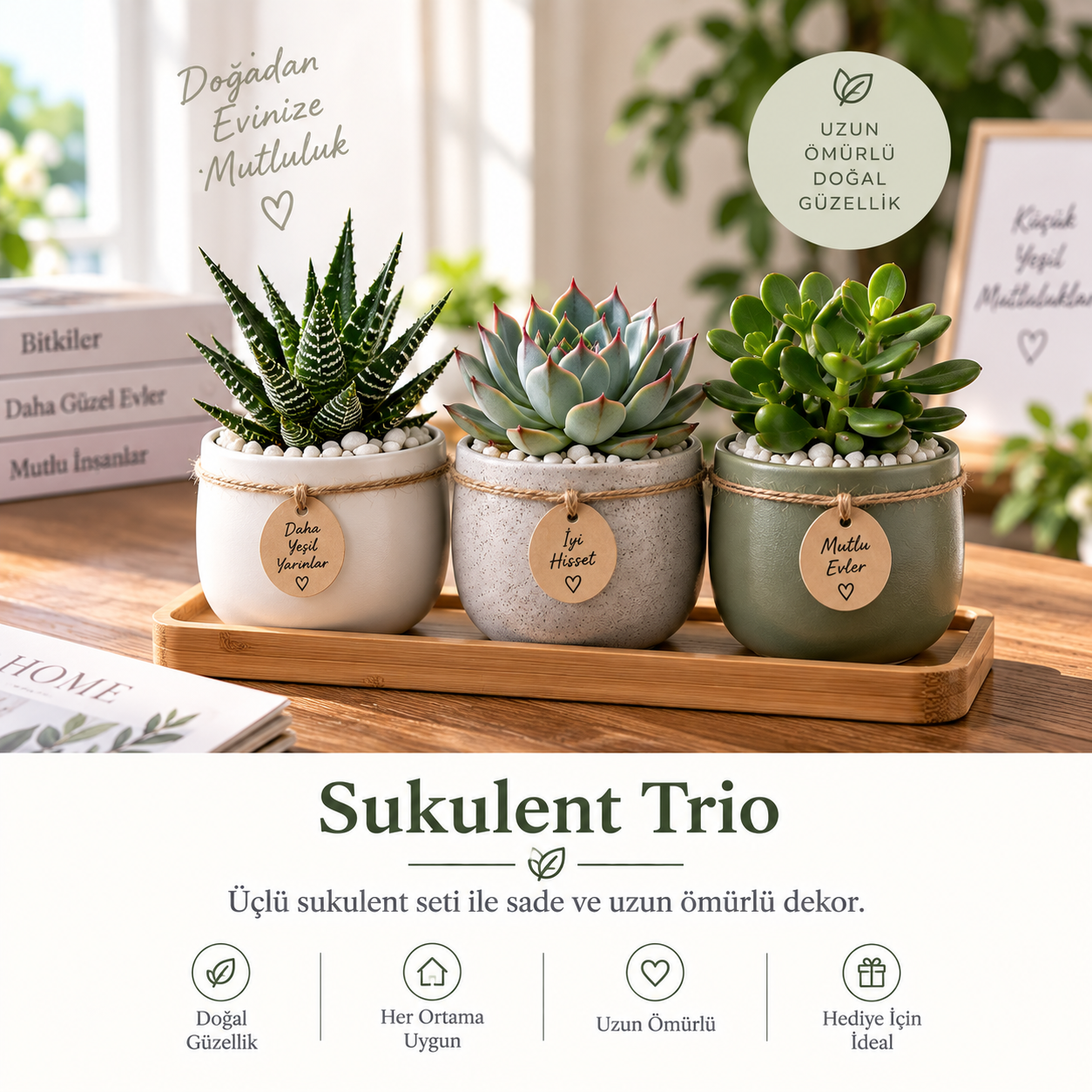 Sukulent Trio
